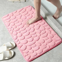 Memory Foam Non-Slip Bath Mat (Embossed Velvet) - Bath Mat - Apex Therapy