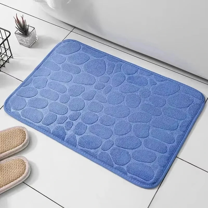 Memory Foam Non-Slip Bath Mat (Embossed Velvet) - Bath Mat - Apex Therapy