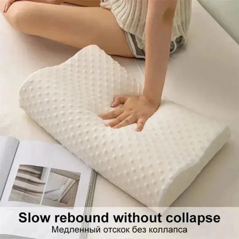 Memory Foam Orthopedic Neck Pillow – Slow Rebound for Neck & Shoulder Pain Relief - Apex Therapy