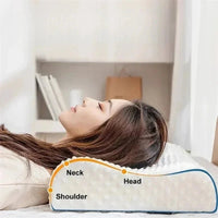 Memory Foam Orthopedic Neck Pillow – Slow Rebound for Neck & Shoulder Pain Relief - Apex Therapy