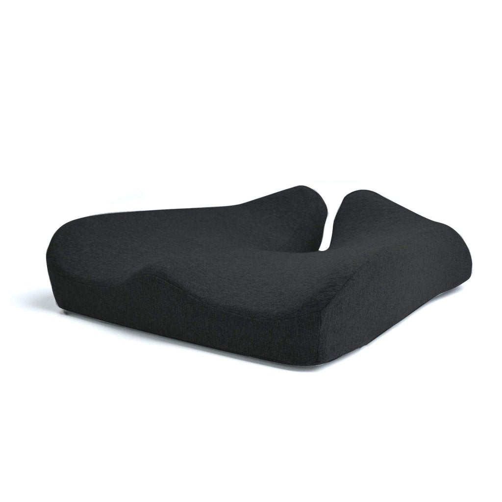 Memory Foam Seat Cushion & Lumbar Pillow – Car & Office, Black or Gray - Seat Cushion - Apex Therapy