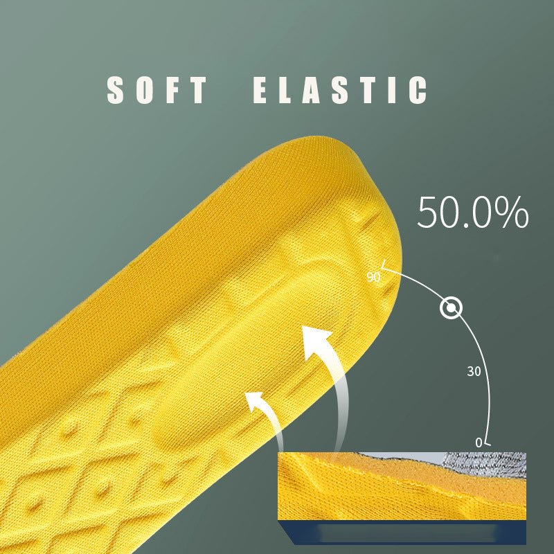 Men's Soft Arch-Support Insoles – Breathable, Odor-Resistant, Gray - Insoles - Apex Therapy