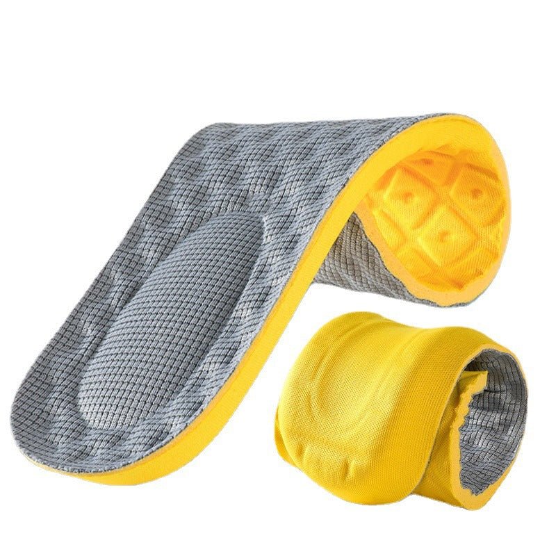 Men's Soft Arch-Support Insoles – Breathable, Odor-Resistant, Gray - Insoles - Apex Therapy