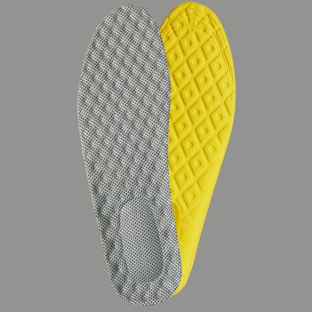 Men's Soft Arch-Support Insoles – Breathable, Odor-Resistant, Gray - Insoles - Apex Therapy