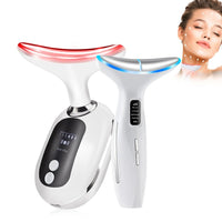 Microcurrent Neck & Face Massager with EMS & LED Therapy - Facial Device - Apex Therapy