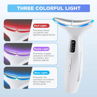 Microcurrent Neck & Face Massager with EMS & LED Therapy - Facial Device - Apex Therapy