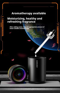 Mini USB Desk Humidifier – 7-Color LED, Quiet Mist - Humidifier - Apex Therapy