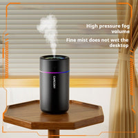 Mini USB Desk Humidifier – 7-Color LED, Quiet Mist - Humidifier - Apex Therapy