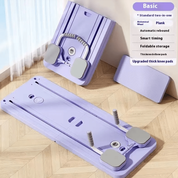 Multi-Function Ab Wheel Fitness Board – Foldable Home Trainer - Fitness Equipment - Apex Therapy