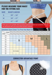 Neoprene Posture Corrector Belt – Mesh-Lined Back Support, S–L - Posture Corrector - Apex Therapy