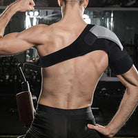 Neoprene Shoulder Support Belt – Left or Right, Adjustable - Shoulder Support - Apex Therapy