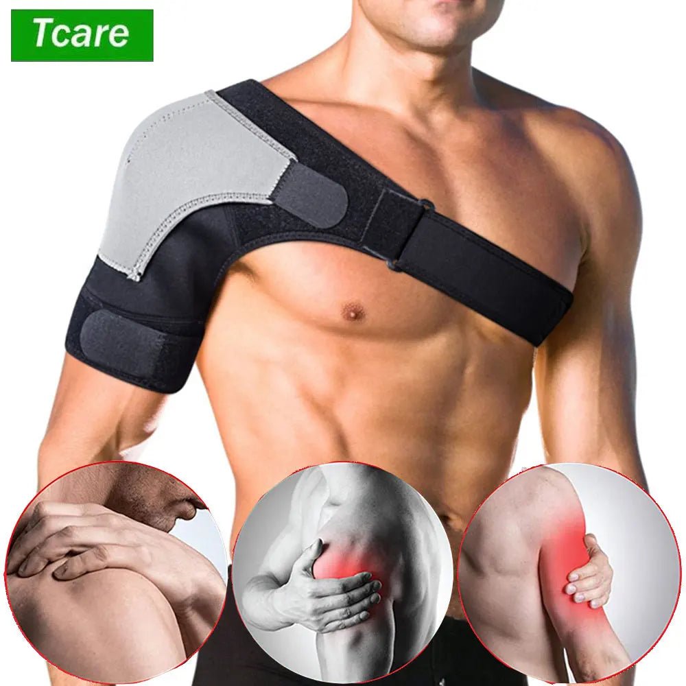 Neoprene Shoulder Support Belt – Left or Right, Adjustable - Shoulder Support - Apex Therapy