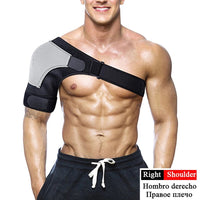 Neoprene Shoulder Support Belt – Left or Right, Adjustable - Shoulder Support - Apex Therapy