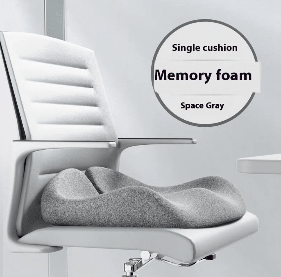 Non-Collapse Memory Foam Seat Cushion – Cooling Ice Silk Cover - Seat Cushion - Apex Therapy