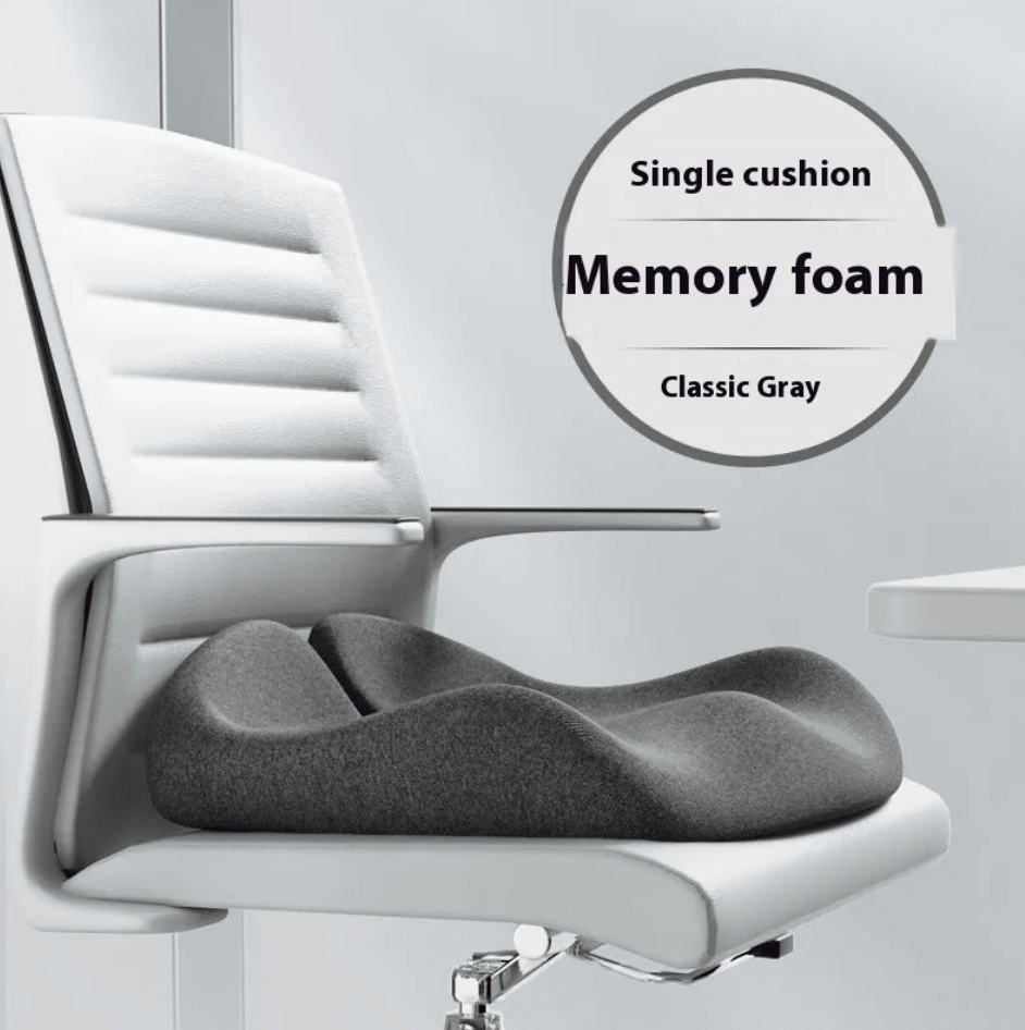 Non-Collapse Memory Foam Seat Cushion – Cooling Ice Silk Cover - Seat Cushion - Apex Therapy