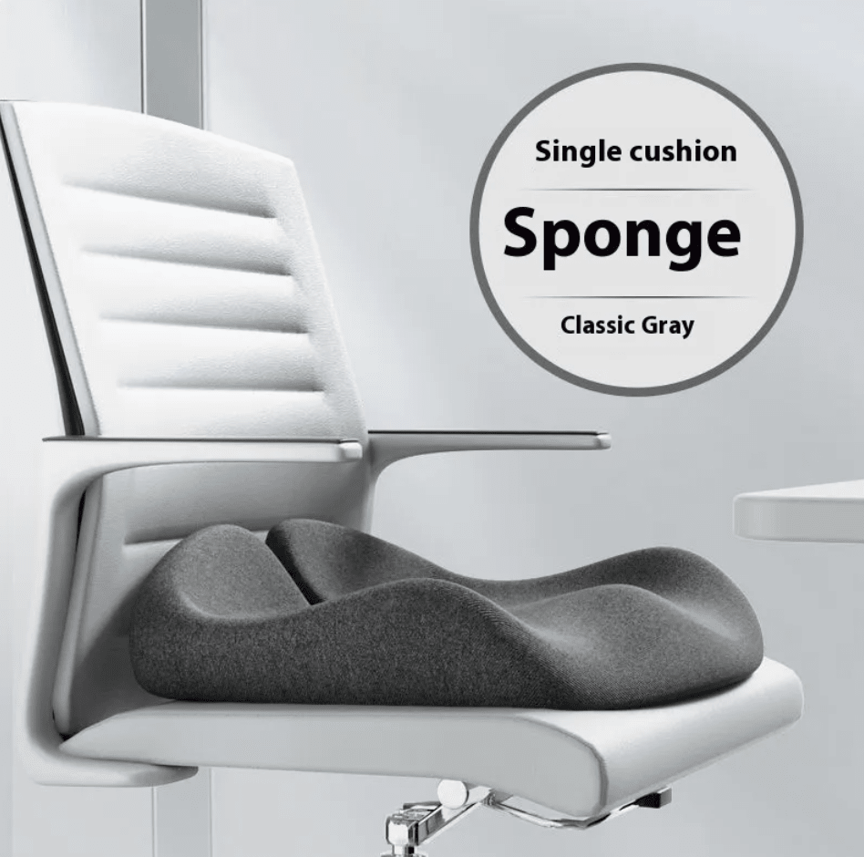 Non-Collapse Memory Foam Seat Cushion – Cooling Ice Silk Cover - Seat Cushion - Apex Therapy
