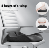 Non-Collapse Memory Foam Seat Cushion – Cooling Ice Silk Cover