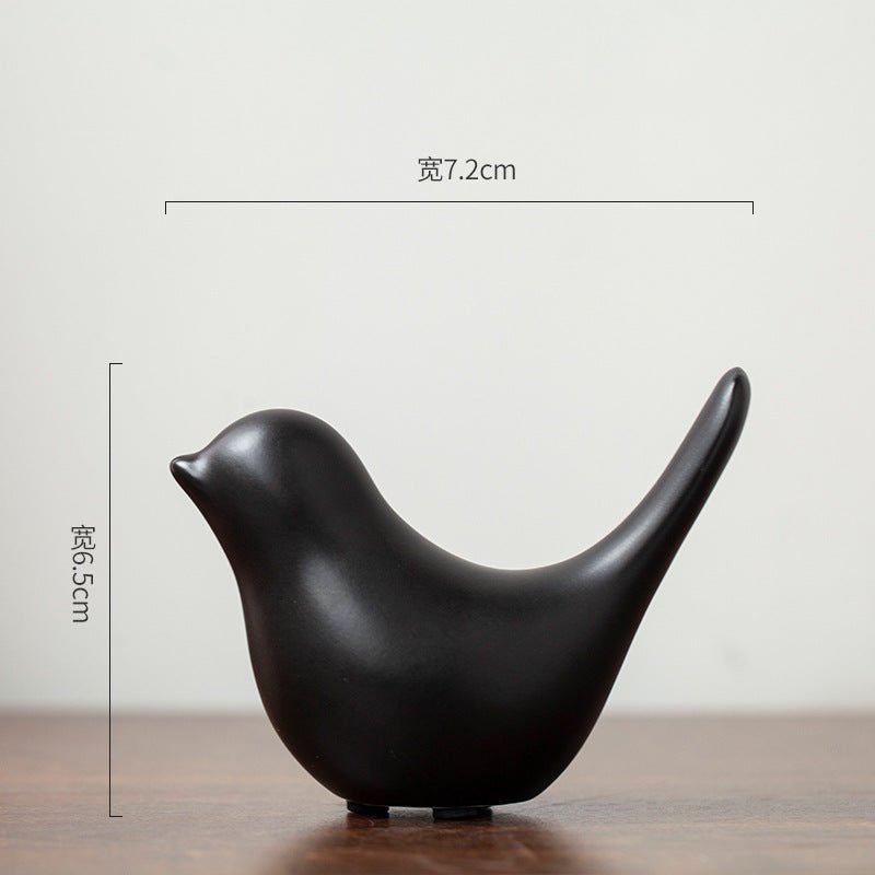 Nordic Ceramic Bird Figurine – Minimalist Home Decor - Home Decor - Apex Therapy