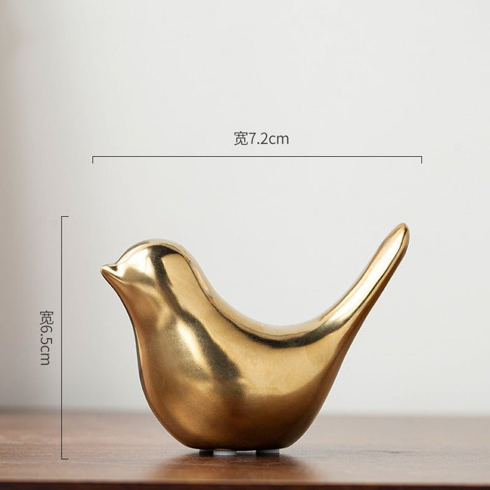 Nordic Ceramic Bird Figurine – Minimalist Home Decor - Home Decor - Apex Therapy