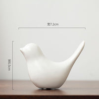 Nordic Ceramic Bird Figurine – Minimalist Home Decor - Home Decor - Apex Therapy