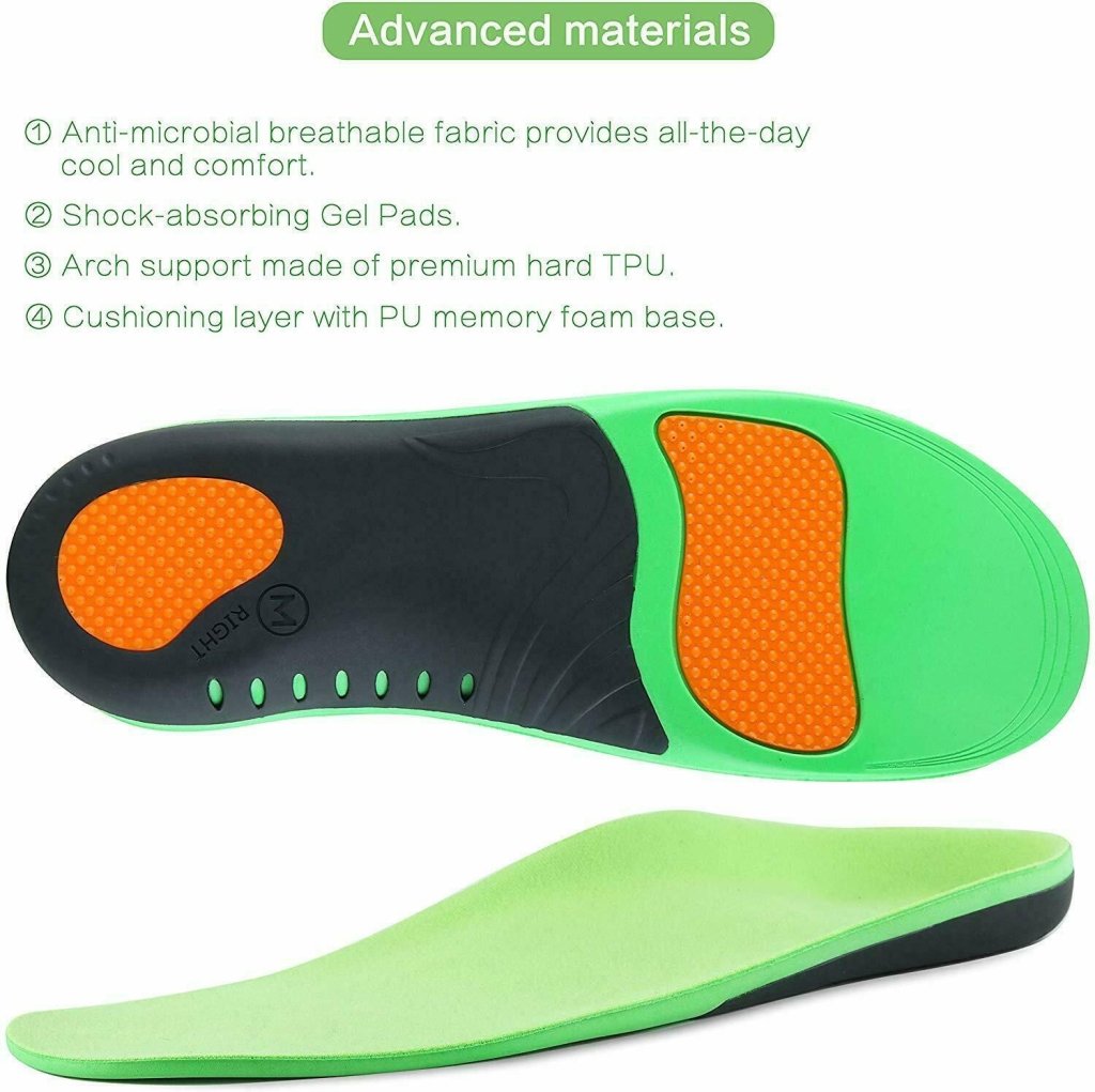 Orthotic Insoles – 3-Point Arch Support for Plantar Fasciitis & Flat Feet - Shoe Insoles - Apex Therapy