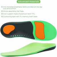 Orthotic Insoles – 3-Point Arch Support for Plantar Fasciitis & Flat Feet - Shoe Insoles - Apex Therapy