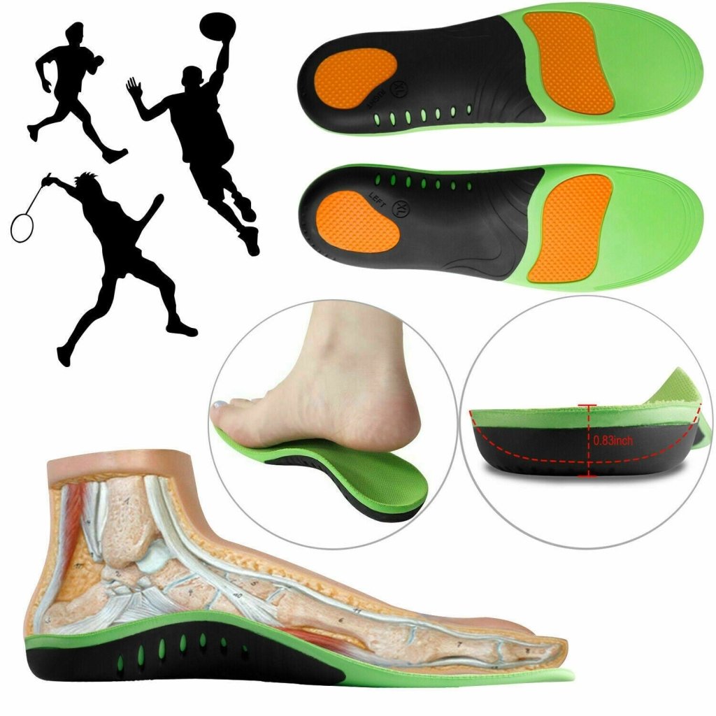 Orthotic Insoles – 3-Point Arch Support for Plantar Fasciitis & Flat Feet - Shoe Insoles - Apex Therapy