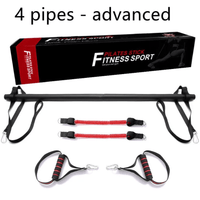 Pilates Bar Kit with Resistance Bands – 2, 4 or 6 Tubes - Pilates Bar - Apex Therapy