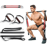 Pilates Bar Kit with Resistance Bands – 2, 4 or 6 Tubes - Pilates Bar - Apex Therapy