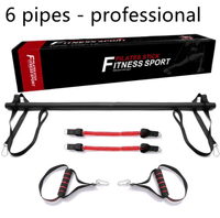 Pilates Bar Kit with Resistance Bands – 2, 4 or 6 Tubes - Pilates Bar - Apex Therapy