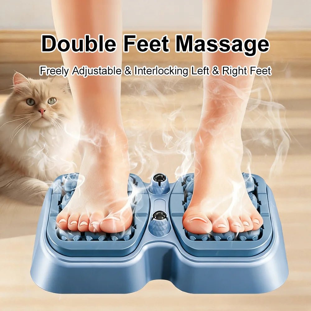 Portable Acupressure Foot Massager with Rollers & Magnetic Therapy - Foot Massager - Apex Therapy