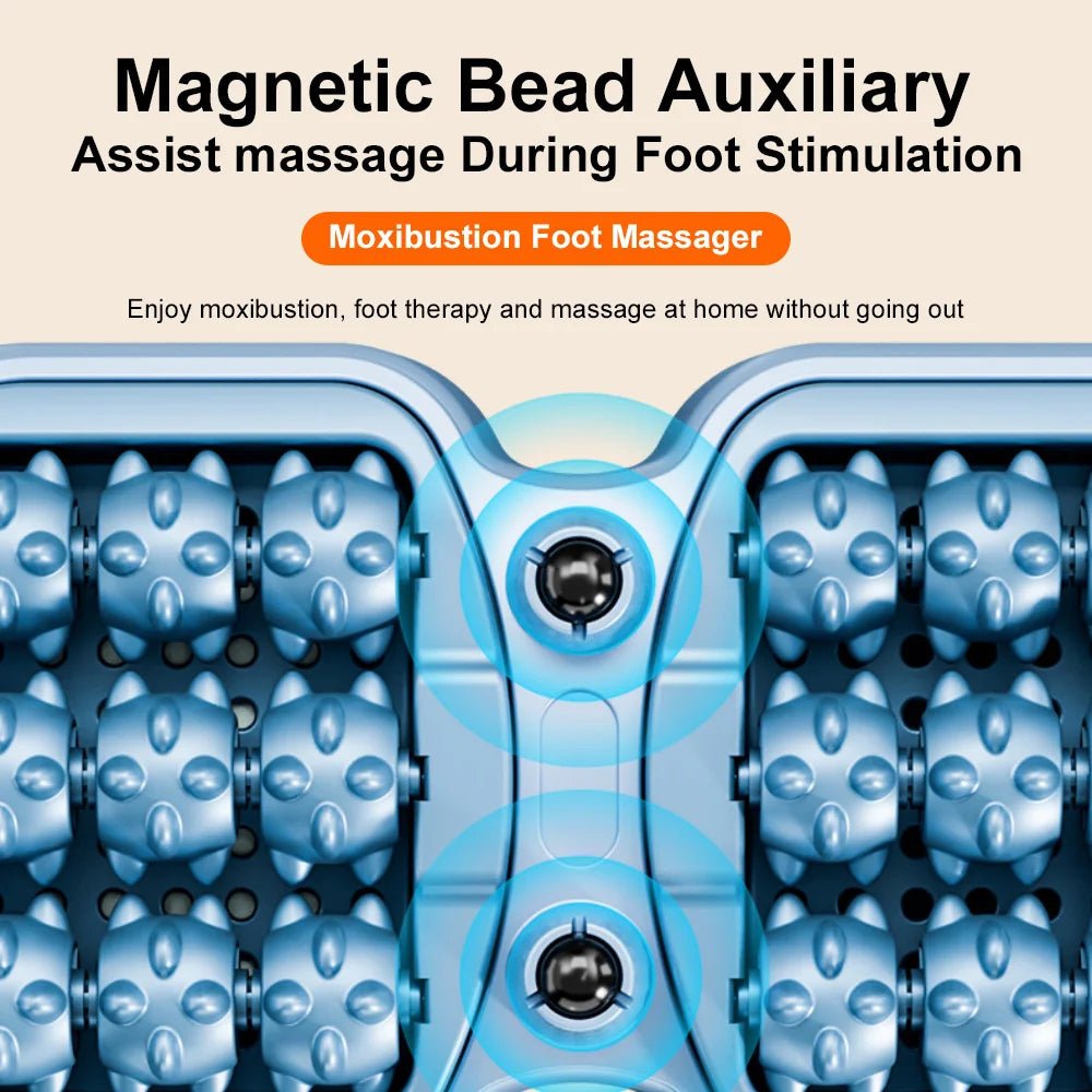 Portable Acupressure Foot Massager with Rollers & Magnetic Therapy - Foot Massager - Apex Therapy