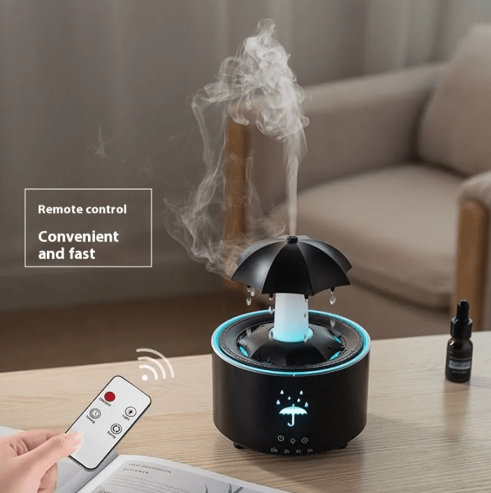 Raindrop Aroma Humidifier – 0.5 L Tank, Remote Control - Humidifier - Apex Therapy