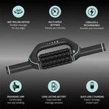 Rechargeable Rolling Massager – 6 Speeds, Hands-Free Stand
