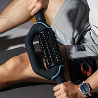 Rechargeable Rolling Massager – 6 Speeds, Hands-Free Stand - Massage Roller - Apex Therapy