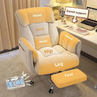 Reclining Lounge Chair – Hidden Footrest, Swivel Base - Office Chair - Apex Therapy