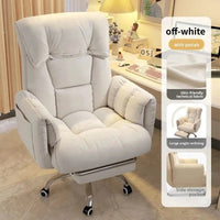 Reclining Lounge Chair – Hidden Footrest, Swivel Base - Office Chair - Apex Therapy