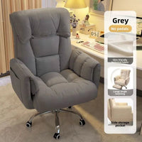 Reclining Lounge Chair – Hidden Footrest, Swivel Base - Office Chair - Apex Therapy