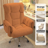 Reclining Lounge Chair – Hidden Footrest, Swivel Base - Office Chair - Apex Therapy