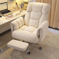 Reclining Lounge Chair – Hidden Footrest, Swivel Base - Office Chair - Apex Therapy
