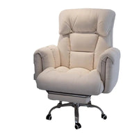 Reclining Lounge Chair – Hidden Footrest, Swivel Base - Office Chair - Apex Therapy