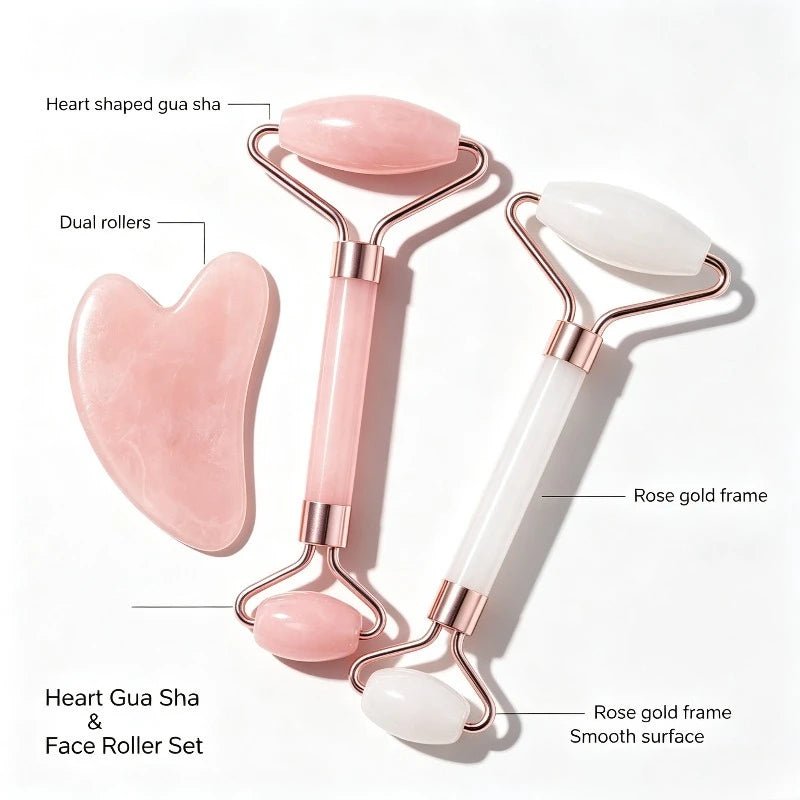 Resin Facial Roller & Gua Sha Tool – Face, Neck & Eye Massager - Facial Roller - Apex Therapy