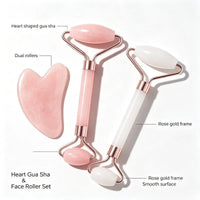 Resin Facial Roller & Gua Sha Tool – Face, Neck & Eye Massager - Facial Roller - Apex Therapy