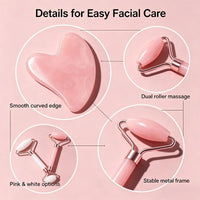 Resin Facial Roller & Gua Sha Tool – Face, Neck & Eye Massager - Facial Roller - Apex Therapy