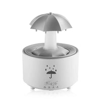 Rotating Umbrella Humidifier & Aroma Diffuser – 7-Color LED Light with Remote - Apex Therapy