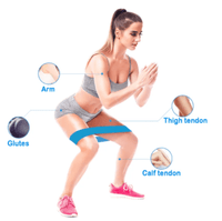 Rubber Booty Bands – Single or 4-Color Set - Resistance Bands - Apex Therapy