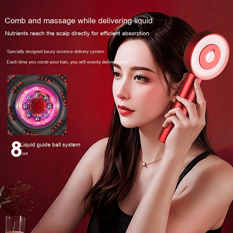 Scalp Massager Comb – Soft, Flexible Bristles - Scalp Massager - Apex Therapy