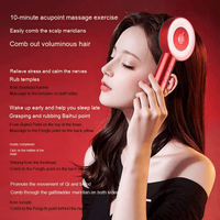 Scalp Massager Comb – Soft, Flexible Bristles - Scalp Massager - Apex Therapy