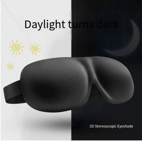 Self-Warming Contoured Sleep Mask – Nose-Free Wing Design - Sleep Mask - Apex Therapy