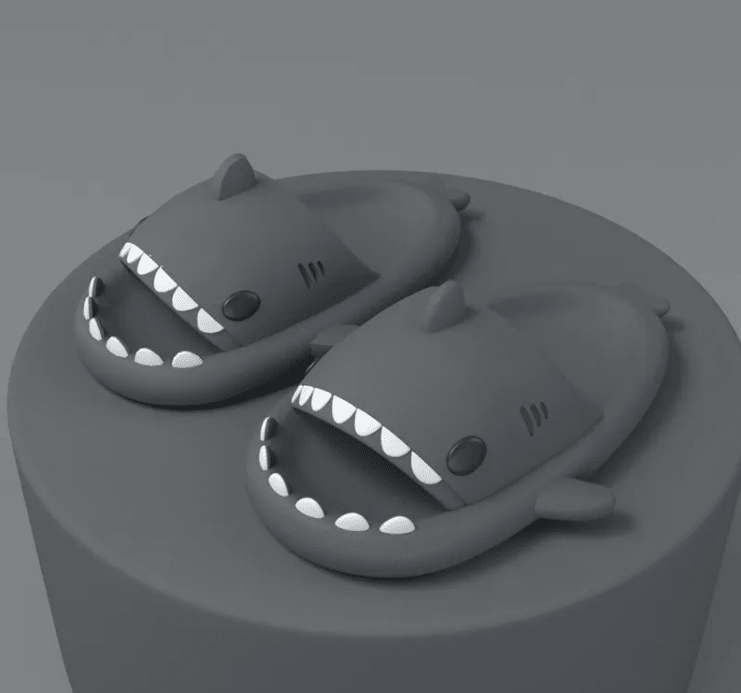 Shark Cloud Slippers – 4 cm Thick Sole, Indoor & Outdoor, 10 Colors - Slippers - Apex Therapy